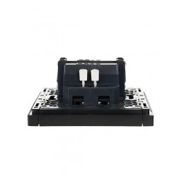 Выключатель проходной 1-кл. СП FORTE&PIANO 10А FP104 с индикацией черн. IEK FP-V12-1-10-1-K02