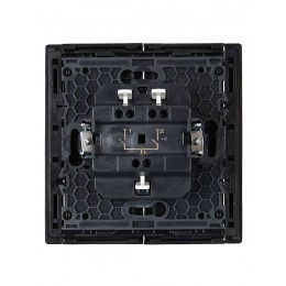 Выключатель 2-кл. СП FORTE&PIANO 10А FP105 черн. IEK FP-V20-0-10-1-K02