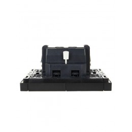 Выключатель 2-кл. СП FORTE&PIANO 10А FP105 черн. IEK FP-V20-0-10-1-K02