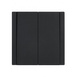 Выключатель 2-кл. СП FORTE&PIANO 10А FP106 с индикацией черн. IEK FP-V20-1-10-1-K02