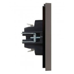 Выключатель 2-кл. СП FORTE&PIANO 10А FP306 с индикацией сер. IEK FP-V20-1-10-1-K03