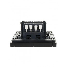 Выключатель проходной 2-кл. СП FORTE&PIANO 10А FP107 черн. IEK FP-V22-0-10-1-K02