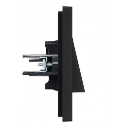 Вывод кабеля FORTE&PIANO FP142 черн. IEK FP-VK10-0-K02