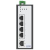 Коммутатор промышленный неуправляемый ISU-430 Ethernet 5 портов 10/100BaseT разъем RJ45 24В AC/12/24/48В DC с резервированием ONI ISU-430-5FE0000000000