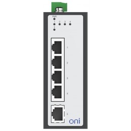 Коммутатор промышленный неуправляемый ISU-430 Ethernet 5 портов 10/100BaseT разъем RJ45 24В AC/12/24/48В DC с резервированием ONI ISU-430-5FE0000000000