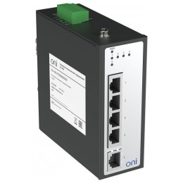 Коммутатор промышленный неуправляемый ISU-430 Ethernet 5 портов 10/100BaseT разъем RJ45 24В AC/12/24/48В DC с резервированием ONI ISU-430-5FE0000000000