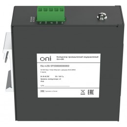 Коммутатор промышленный неуправляемый ISU-430 Ethernet 5 портов 10/100BaseT разъем RJ45 24В AC/12/24/48В DC с резервированием ONI ISU-430-5FE0000000000