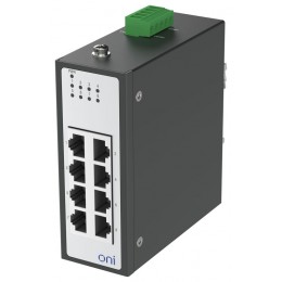 Коммутатор промышленный неуправляемый ISU-430 Ethernet 8 портов 10/100BaseT разъем RJ45 24В AC/12/24/48В DC с резервированием ONI ISU-430-8FE0000000000