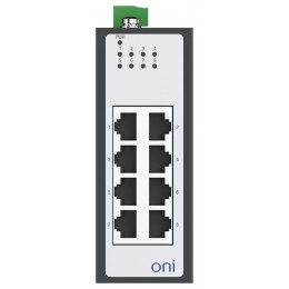 Коммутатор промышленный неуправляемый ISU-430 Ethernet 8 портов 10/100BaseT разъем RJ45 24В AC/12/24/48В DC с резервированием ONI ISU-430-8FE0000000000