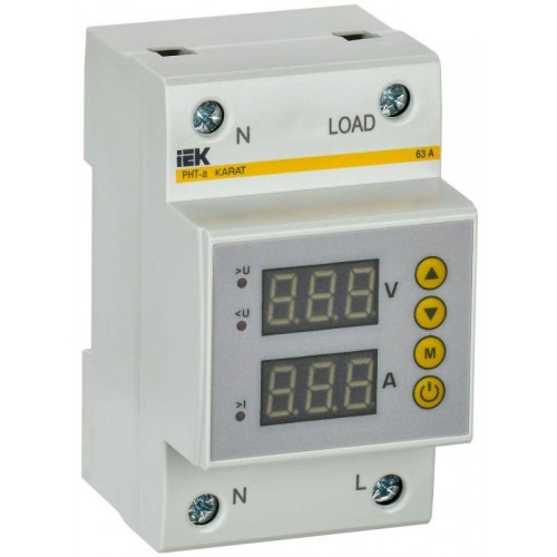 Реле напряжения и тока РНТ-д 1ф 54мм 63А KARAT IEK IVC31-1-63