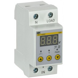 Реле напряжения РН-д 1ф 36мм 32А KARAT IEK IVR21-1-32