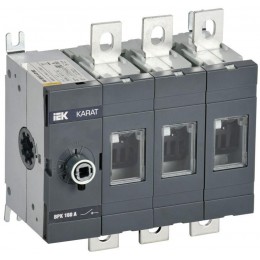 Выключатель-разъединитель ВРК 3п 160А без рукоятки KARAT IEK KA-VR10-3-0160