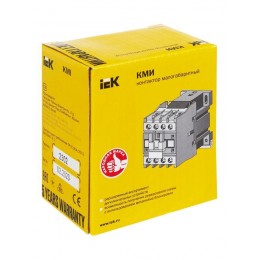 Контактор КМИ-11210 12А 230В/АС3 1НО KARAT IEK KKM11-012-230-10