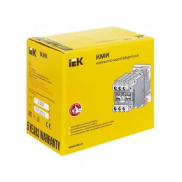Контактор КМИ-46512 65А 230В/АС3 1НО 1НЗ KARAT IEK KKM41-065-230-11