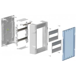 Корпус ЩРН-П-24 Krepta 5 IP40 бел. дверь пластик. IEK KR5-KP13-N-24-41