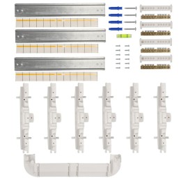 Корпус пластиковый ЩРН-П-36 белая дверь IP40 KREPTA IEK KR5-KP13-N-36-41