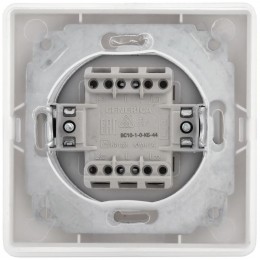 Выключатель 1-кл. СП Кварта ВС10-1-0-КБ-44 10А IP44 бел. GENERICA KV-V10-10-44-K01