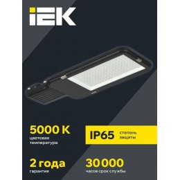 Светильник светодиодный ДКУ 1013-100Д 5000К IP65 уличный консольный IEK LDKU1-1013-100-5000-K03