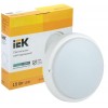 Светильник светодиодный ДПО 4003 15Вт 4000К IP54 круг бел. IEK LDPO0-4003-15-4000-K01