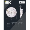 Светильник светодиодный ДВО 1612 9Вт 4000К IP20 встраив. круг бел. IEK LDVO0-1612-09-4000-K01