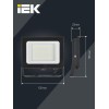 Прожектор светодиодный СДО 06-30 4000К IP65 черн. IEK LPDO601-30-40-K02