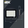 Прожектор светодиодный СДО 06-50 4000К IP65 черн. IEK LPDO601-50-40-K02