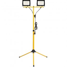 Прожектор светодиодный СДО 06-2x50Ш 6500К IP65 штатив черн. IEK LPDO606-2X050-65-K02