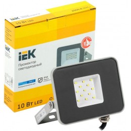 Прожектор светодиодный СДО 07-10 10Вт 6500К IP65 сер. IEK LPDO701-10-K03