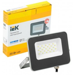 Прожектор светодиодный СДО 07-20 20Вт 6500К IP65 сер. IEK LPDO701-20-K03