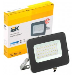 Прожектор светодиодный СДО 07-30 30Вт 6500К IP65 сер. IEK LPDO701-30-K03