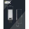 Светильник светодиодный ДКУ 1011-120Ш 5000К IP65 консольный IEK LT-DKU1-1011-120-50-K03