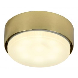 Светильник накладной под лампу GX53 золото IEK LUPB0-GX53-1-K22