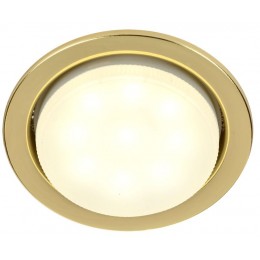 Светильник точечный GX53 встраив. зол. IEK LUVB0-GX53-1-K22