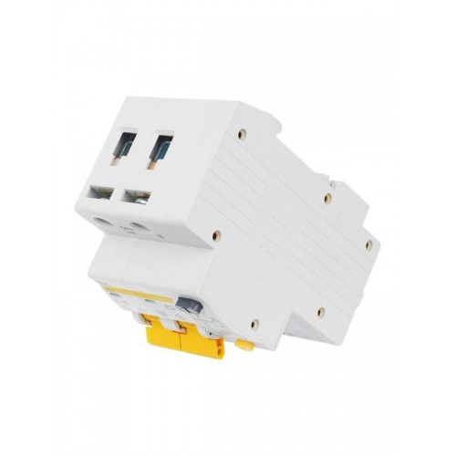 Выключатель автоматический дифференциального тока 2п C 16А 100мА тип AC 4.5кА АД-12 KARAT IEK MAD10-2-016-C-100