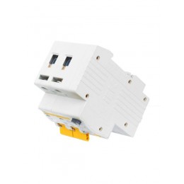 Выключатель автоматический дифференциального тока 2п C 40А 30мА тип AC 4.5кА АД-12 KARAT IEK MAD10-2-040-C-030