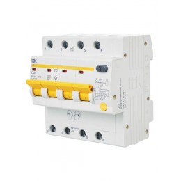 Выключатель автоматический дифференциального тока 4п C 40А 30мА тип AC 4.5кА АД-14 KARAT IEK MAD10-4-040-C-030