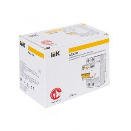 Выключатель автоматический дифференциального тока 2п C 32А 30мА тип A 4.5кА АД-12М KARAT IEK MAD12-2-032-C-030