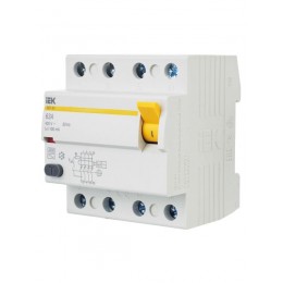 Выключатель дифференциального тока (УЗО) 4п 63А 100мА тип AC ВД1-63 KARAT IEK MDV10-4-063-100