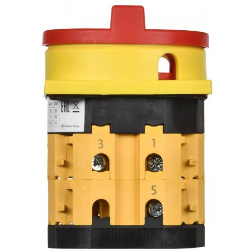 Переключатель кулачковый 25А (сх. 10) закрытая рукоятка авар. IEK MI-CS12-025-010