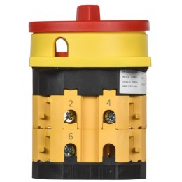 Переключатель кулачковый40А (сх. 10) закрытая рукоятка авар. IEK MI-CS12-040-010