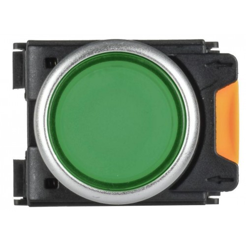 Кнопка d22мм 1НО+1НЗ MASTER с подсветкой зел. IEK MI-BT60-11D-3-12-K06