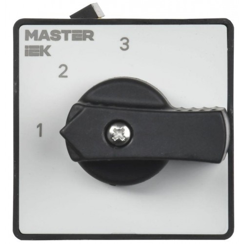 Переключатель кулачковый 10А (сх. 82) стандартная рукоятка IEK MI-CS10-010-082