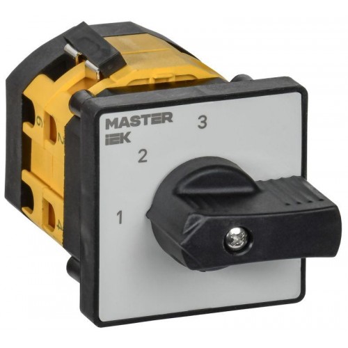 Переключатель кулачковый 16А (сх. 82) стандартная рукоятка IEK MI-CS10-016-082