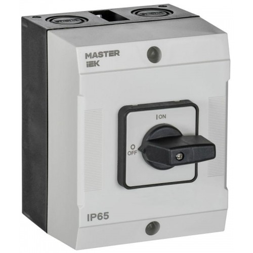 Переключатель кулачковый 10А (сх. 10) в боксе стандартная рукоятка IEK MI-CS20-010-010