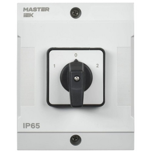 Переключатель кулачковый 10А (сх. 52) в боксе стандартная рукоятка IEK MI-CS20-010-052