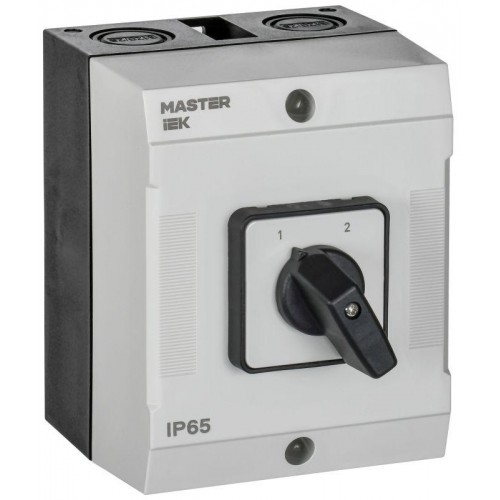 Переключатель кулачковый 10А (сх. 69) в боксе стандартная рукоятка IEK MI-CS20-010-069