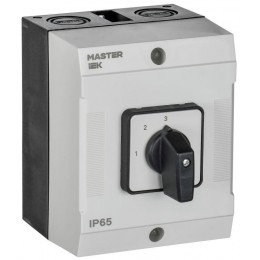 Переключатель кулачковый 10А (сх. 82) в боксе стандартная рукоятка IEK MI-CS20-010-082