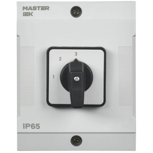 Переключатель кулачковый 10А (сх. 82) в боксе стандартная рукоятка IEK MI-CS20-010-082