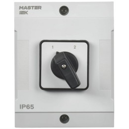 Переключатель кулачковый 16А (сх. 54) в боксе стандартная рукоятка IEK MI-CS20-016-054