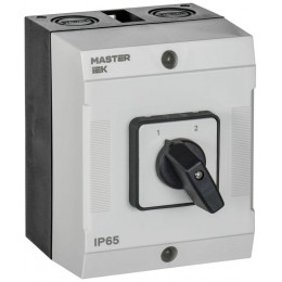 Переключатель кулачковый 16А (сх. 55) в боксе стандартная рукоятка IEK MI-CS20-016-055